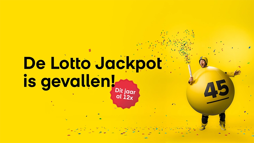 De Lotto Jackpot is dit jaar al 12 keer gevallen